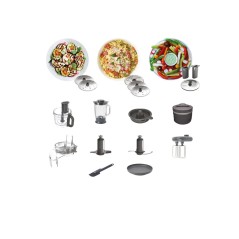 Kenwood FDM72990SS Kitchen Machine 3L Silver - Versatile, Stylish & Powerful for All Your Cooking Needs!